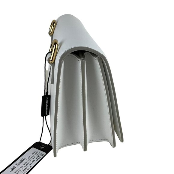 Dolce&Gabbana Women's Embellished DG Interlocking Shoulder Bag White - Picture 7 of 11